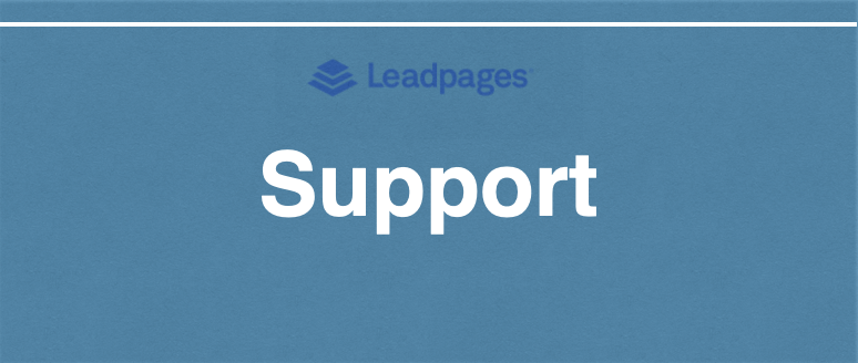 Leadpages Support
