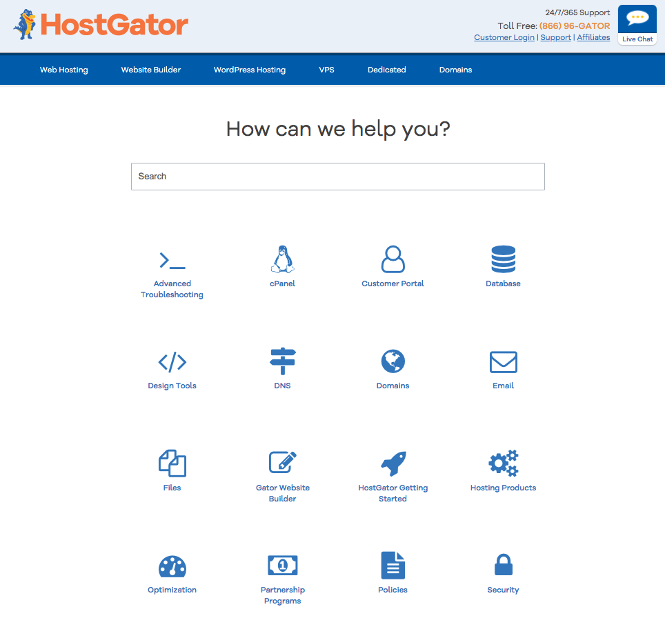 hostgator customer service