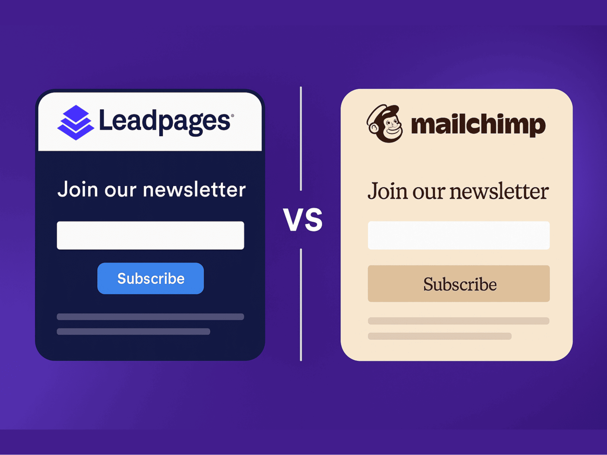 Leadpages vs. Mailchimp Landing Pages: Which Should You Use?