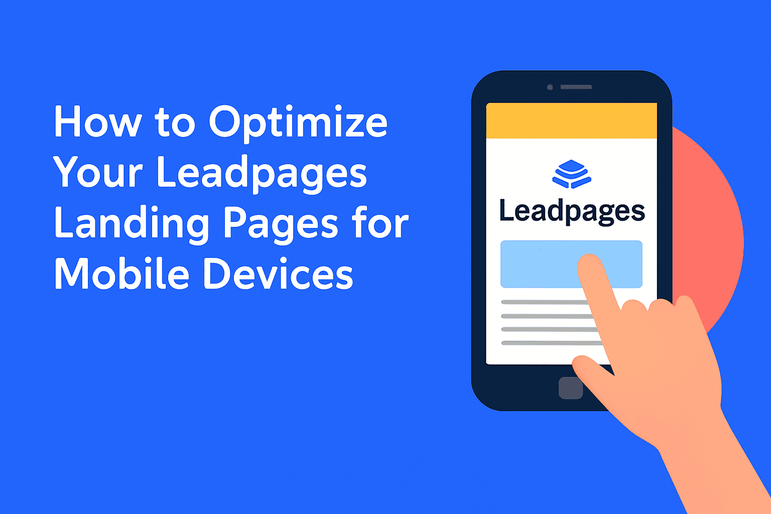 How to Optimize Your Leadpages Landing Pages for Mobile Devices