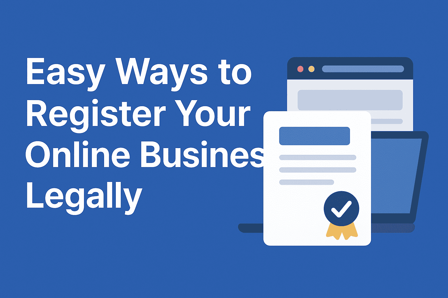 Easy Ways to Register Your Online Business Legally
