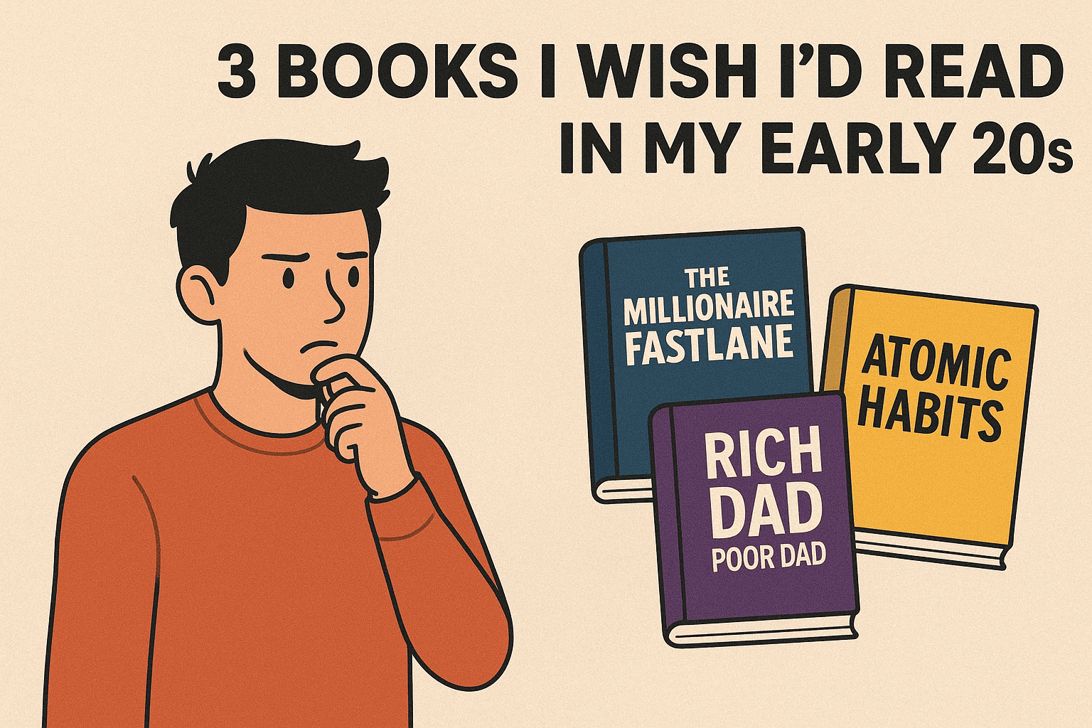 3 Books I Wish I’d Read in My Early 20s (Would’ve Saved Me Years)